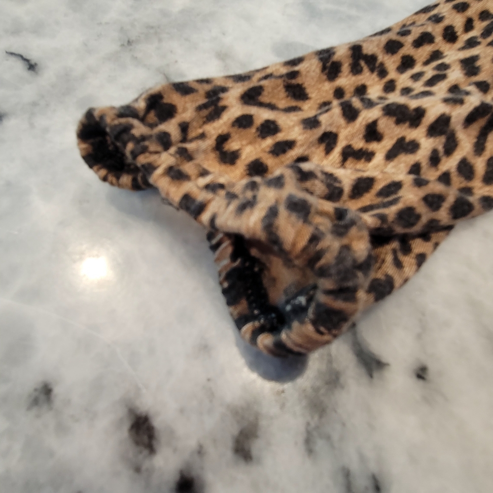 Michael Michael Kors Brown Leopard Print Blouse - image 2